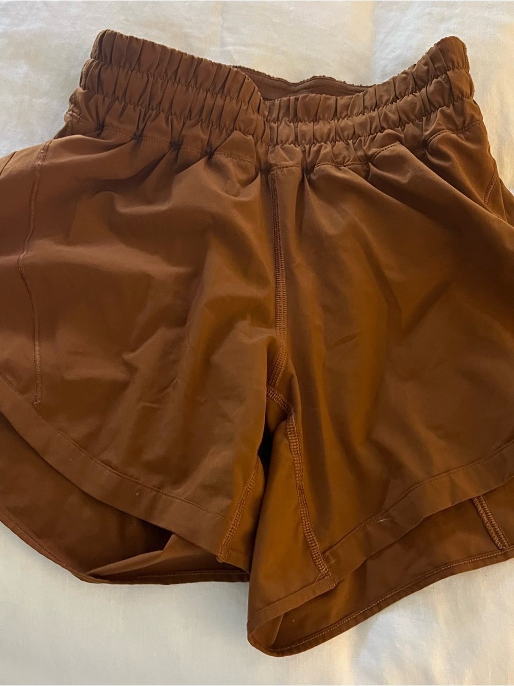 lululemon athletica Women’s Ochre Athletic Run Short - Picture 3 of 4